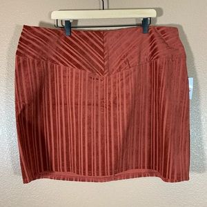 Forever 21 Corduroy Rust Color Skirt NWT